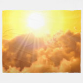 Die SONNE Fleecedecke (Vorderseite (Horizontal))