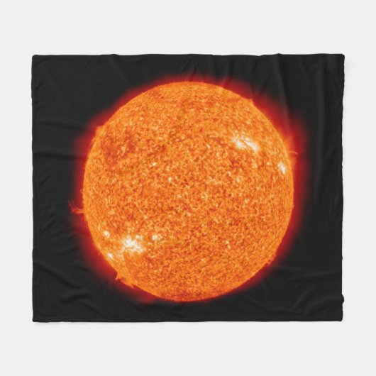 Die Sonne Fleecedecke (Vorderseite (Horizontal))