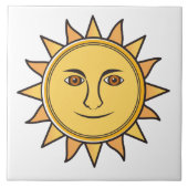 Die Sonne Fliese (Vorderseite)