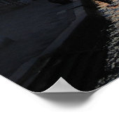Die Sonne geht nach Venedig Poster (Ecke)