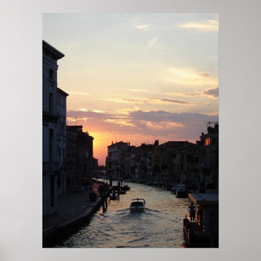 Die Sonne geht nach Venedig Poster (Vorne)