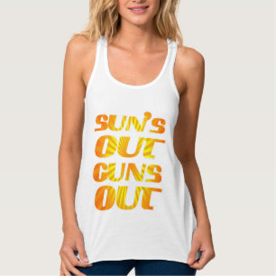 DIE SONNE GIBT FITNESS UND GYM AUS. TANK TOP