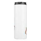 Die Sonne hat jede Menge Spaß Thermosbecher (Rückseite)