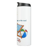 Die Sonne hat jede Menge Spaß Thermosbecher (Nach rechts gedreht)