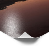 Die Sonne hinter der Newport Bridge, Oregon Fotodruck (Ecke)