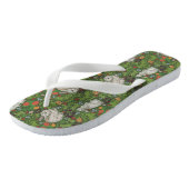 Die Sonne im Briar Patch Chintz Badesandalen (Schrägansicht)