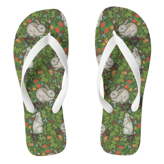 Die Sonne im Briar Patch Chintz Badesandalen (Fußbett)