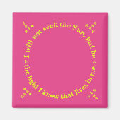 Die Sonne im Inneren Magnet (Vorne)