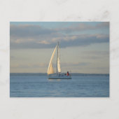 Die Sonne im Meer Postkarte (Vorderseite)