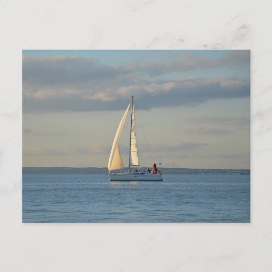 Die Sonne im Meer Postkarte (Vorderseite)