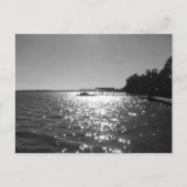 Die Sonne im Wasser Postkarte (Vorderseite)