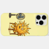 Die Sonne in einer heißen Pause Case-Mate iPhone Hülle (Rückseite (Horizontal))