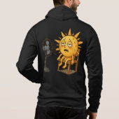 Die Sonne in einer heißen Pause Hoodie (Rückseite)