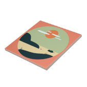 Die Sonne in Wolken Keramik Tile Fliese (Seite)