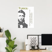 Die Sonne ist ein Thoreau-Poster des Morgensterns Poster (Heimbüro)