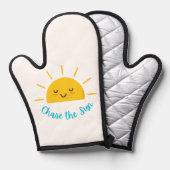 Die Sonne jagen Ofenhandschuh (Vorderseite/Rückseite)