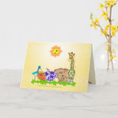 Die Sonne Karte (Gelbe Blume)