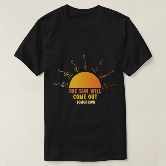 Die Sonne kommt aus Annie & Orphans Inspiriert T-S T-Shirt (Design vorne)