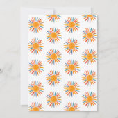 Die Sonne kommt hier zur Son Boy Baby Dusche Einladung (Rückseite)