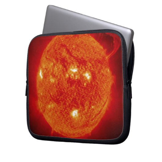 Die Sonne Laptopschutzhülle (Vorderseite Links)