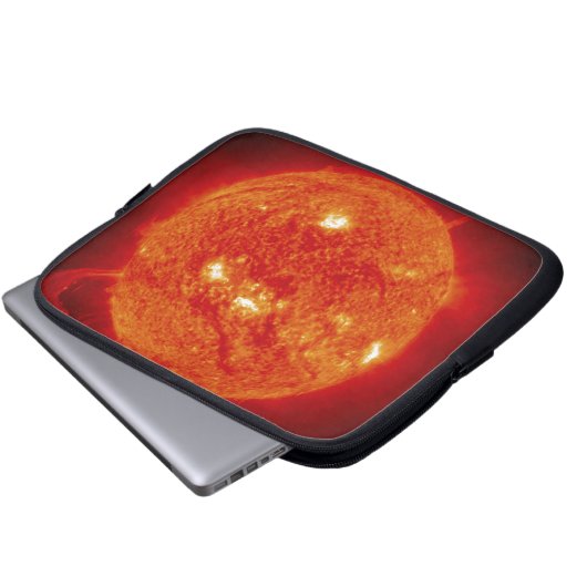 Die Sonne Laptopschutzhülle (Vorne Knopf)