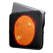 Die Sonne Laptopschutzhülle (Vorderseite Links)