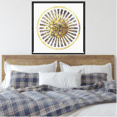 Die Sonne Leinwanddruck (Insitu (Schlafzimmer))