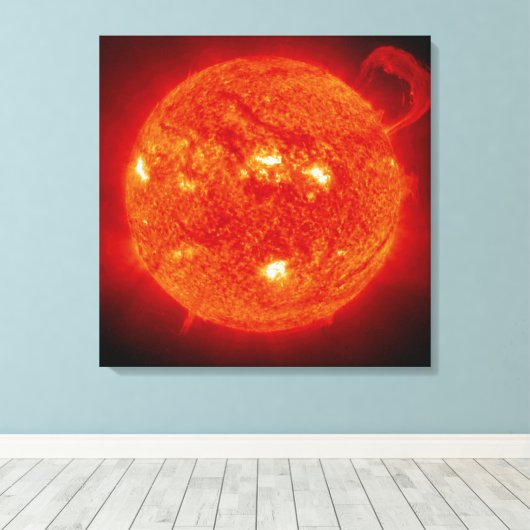 Die Sonne Leinwanddruck (Insitu (Holzboden))