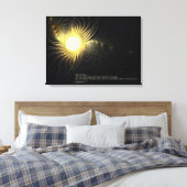 Die Sonne Leinwanddruck (Insitu (Schlafzimmer))