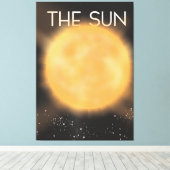 Die Sonne Leinwanddruck (Insitu (Holzboden))