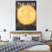 Die Sonne Leinwanddruck (Insitu (Schlafzimmer))