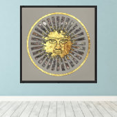 Die Sonne Leinwanddruck (Insitu (Holzboden))