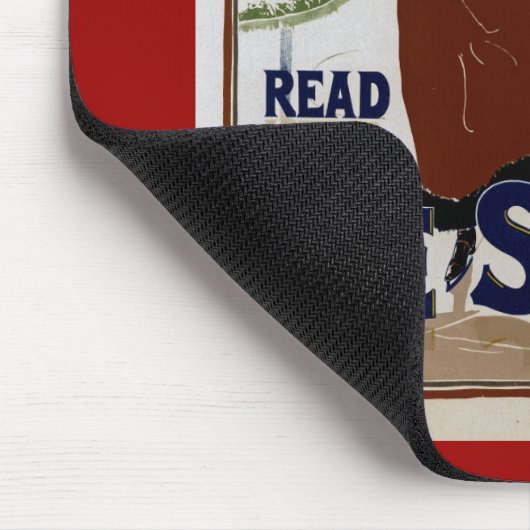 Die Sonne lesen Mousepad (Ecke)