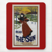 Die Sonne lesen Mousepad (Vorne)