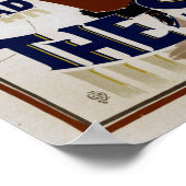 Die Sonne lesen Poster (Ecke)