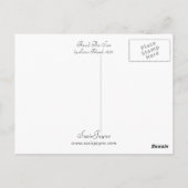 Die Sonne lesen Postkarte (Rückseite)