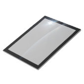 Die Sonne liegt über dem Horizont der Erde. Notizblock (angewinkelt)