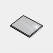 Die Sonne liegt über dem Horizont der Erde. Post-it Klebezettel (angewinkelt)