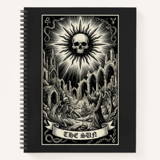Die Sonne Major Arcana Notizblock