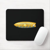 Die Sonne mit Surfbrett und Meereswellen surft  Mousepad (Mit Mouse)