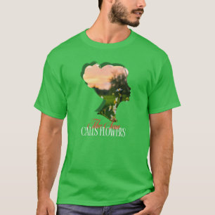 Die Sonne nennt Blume Kunst und Silhouette T-Shirt