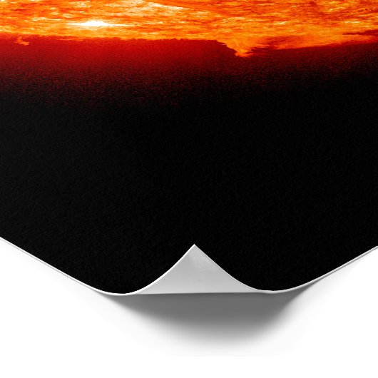 Die Sonne Poster (Ecke)