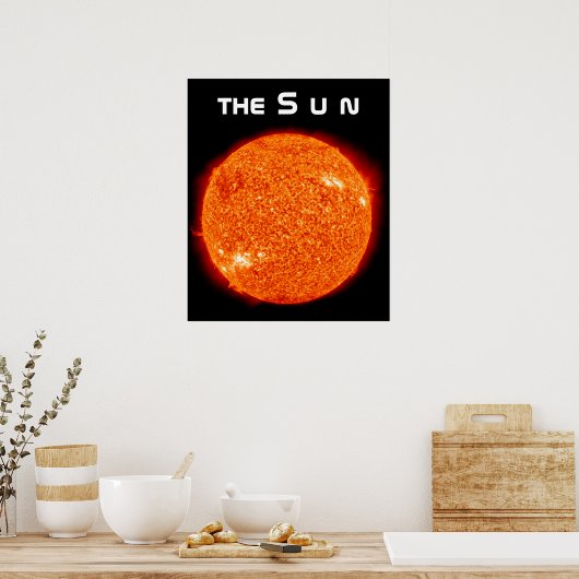 Die Sonne Poster (Küche)