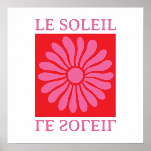 Die Sonne Poster (Vorne)