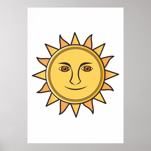 Die Sonne Poster (Vorne)
