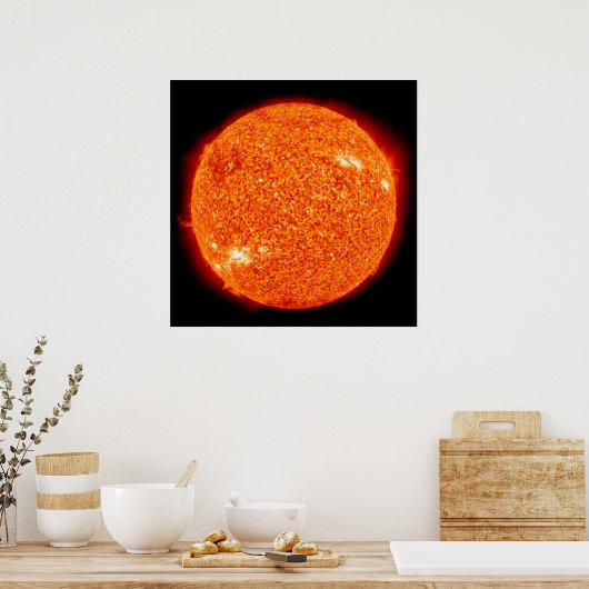 Die Sonne Poster (Küche)