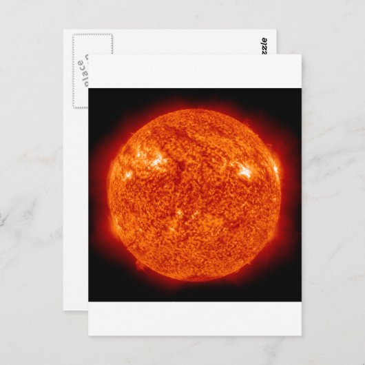 Die Sonne Postkarte (Vorne/Hinten)