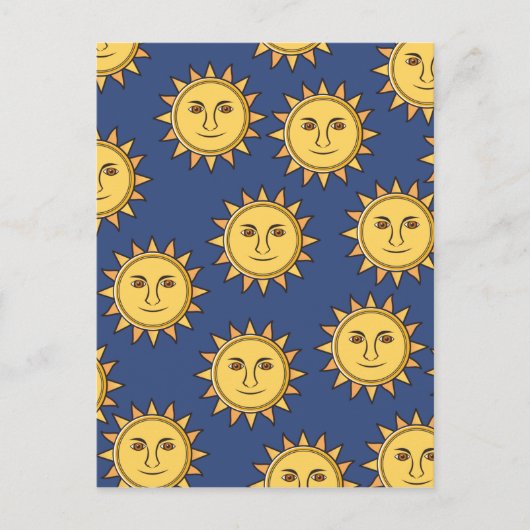 Die Sonne Postkarte (Vorderseite)