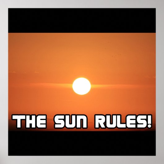 Die Sonne regiert! 3 Poster (Vorne)