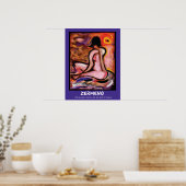 "Die Sonne retten" von Null Poster (Küche)